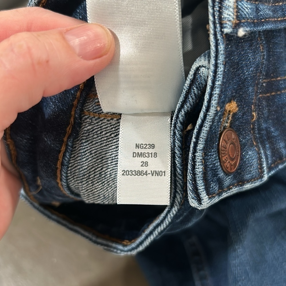 Madewell Curvy High-Rise Skinny Jeans in Seville Wash Size 28 - Picture 8 of 9